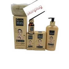 GLuta White Body And Face Lotion,  Oil + Soap