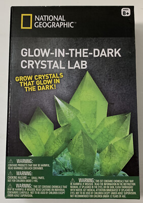 National Geographic Glow In The Dark Crystal Lab New US1
