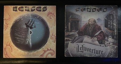 Kansas Vinyl Lot (2 LPs) - Leftoverture & Point of Know Return - Original PZ 1st