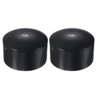 3'' 2Pack UPVC Rohrleitung Ende Kappe Fitting Stopfen Steckdose Adapter