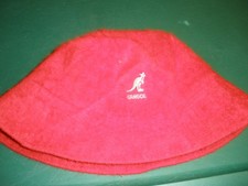 Vintage Kangol Red Fuzzy Hat EUC Medium T112 