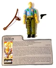 VINTAGE 1980'S G.I. JOE CHUCKLES 100% COMPLETE WITH FILE CARD AND ACCESSORIES