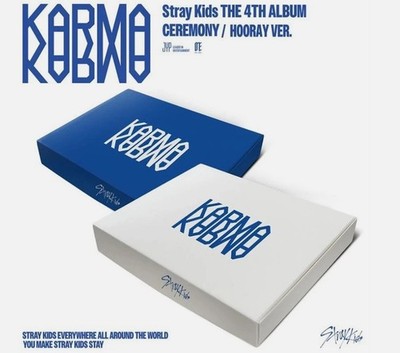 STRAY KIDS [KARMA] The 4th Album CD+Photo Book+10 Card+Sticker+Poster+POB+GIFT