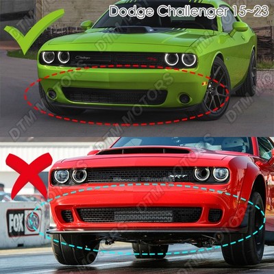 For 2015-2023 Dodge Challenger SXT Painted White Front Bumper Lip