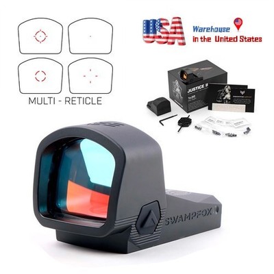 Swampfox Justice II 1x30 Red Dot Multi-Reticle - NV JTC2130-MR for