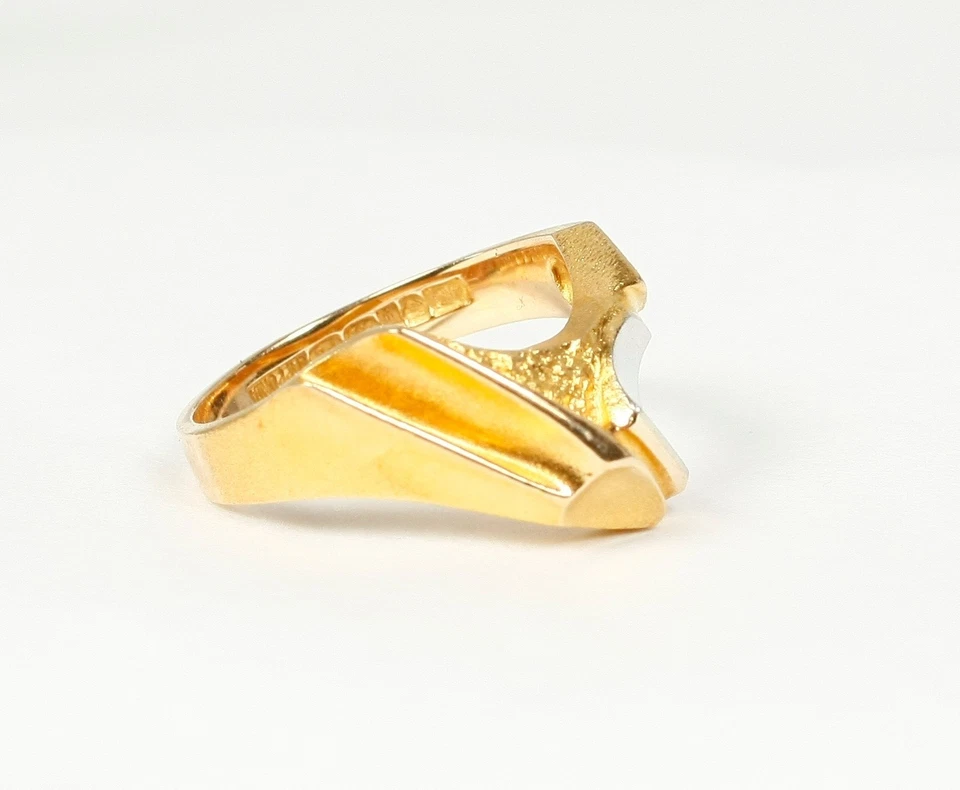 Lapponia Ring ohne Stein, 585 Gelbgold, 14 Karat, 4,0 Gramm - Bild 4 von 4
