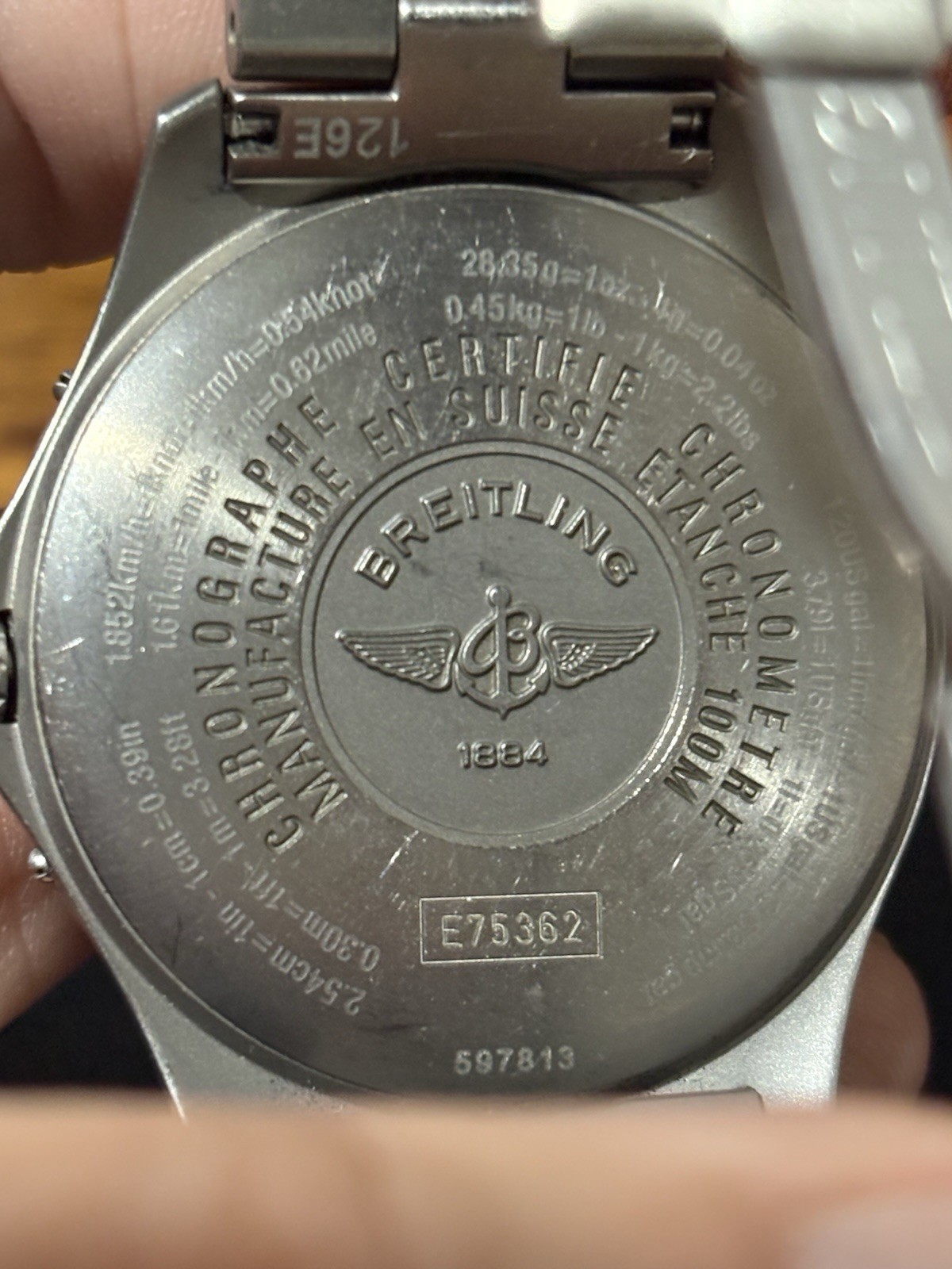 Breitling Chronometer Aerospace Watch. Guaranteed… - image 5