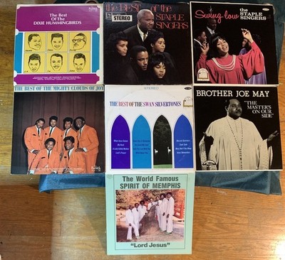 Black Gospel Lot of 7 LP's Excellent to Near Mint Vinyl & Jackets Classic Groups
