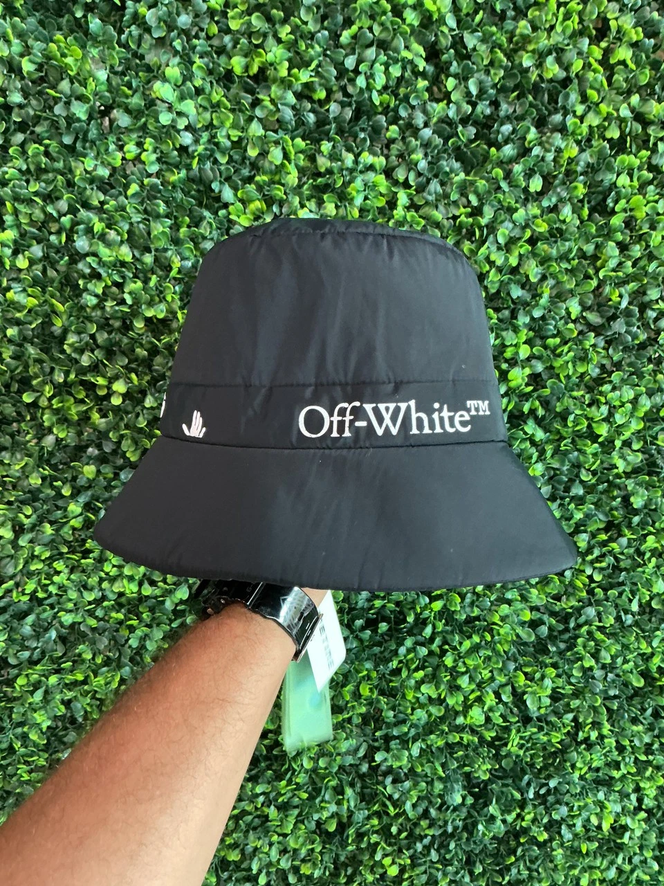 Off White Bucket Polyamide Hat