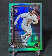 Alan Roden Aqua Foil SP Rookie RC 2025 Topps Update Series Card #US251 Blue Jays