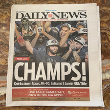NY Daily News New York Knicks NBA Champions Newspaper June 14 2026 🏆