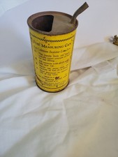 Vtg. Coleman Gas Iron Fuel Measuring Can Made In USA