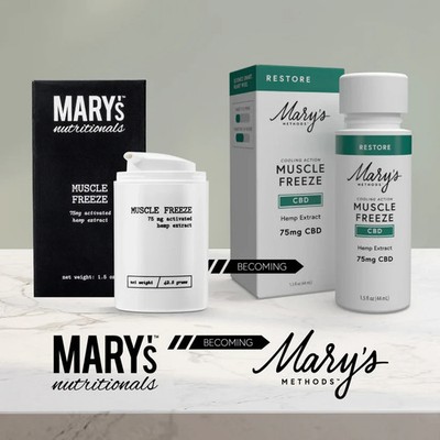 Mary's Nutritionals Muscle Freeze 3oz Large Bottle. NOW BACK IN STOCK.