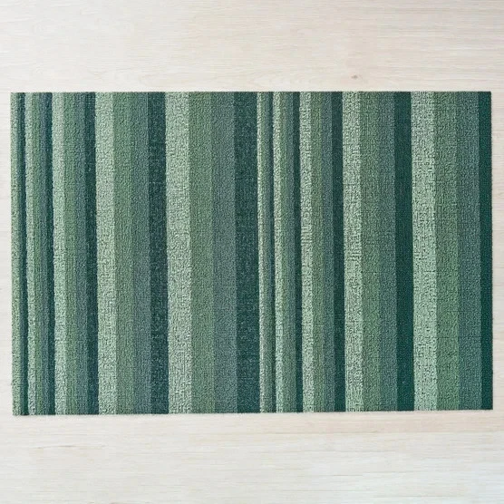 Nuevo con etiquetas Alfombra Chilewich Interior Exterior 2x3 pies Rayas Verdes Vacaciones Foto 2 de 3