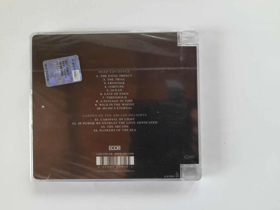 CD Dead Can Dance "Dead Can Dance/Garden Of The Arcane Delights" nuovo - Immagine 2 di 2