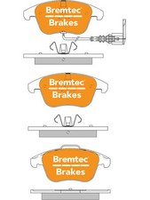 Bremtec Pro-Series Brake Pads fits Skoda Rapid 1.2 NH1 Spaceback TS (BT1384PRO)