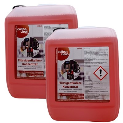 2x 5L Flüssig Entkalker Kaffeevollautomat für Philips Siemens Jura Melitta Bosch