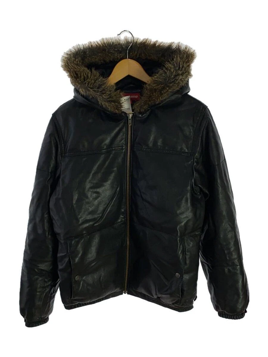 Supreme Giacca Pelle Blouson M Nero