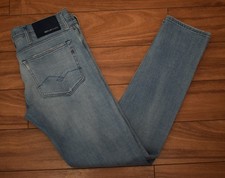 Mens Light Blue Replay Jondrill Skinny Fit Jeans Size W31" L 30".
