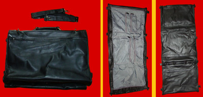 Lufthansa Kleidersack Leder Reisetasche 1970 1990er Jahre