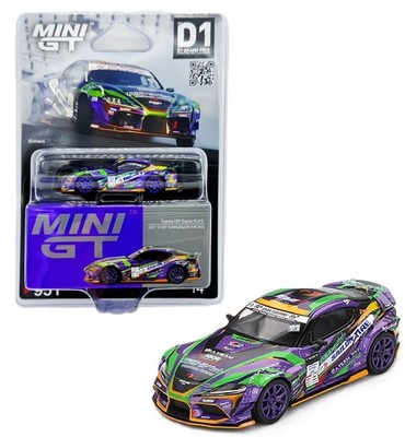 Mini GT 1:64 Toyota GR Supra Kuhl 2021 D1GP Evangelion Racing