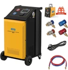 Fully Automatic Refrigerant Recovery Recharge Machine Dual Cylinder 110V 3/8HP