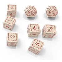 The One Ring Rpg White Dice Set