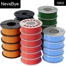 NevsBye 95A TPU PETG PLA PLA+ Silk Matte ABS 3D Filament 10KG 1.75mm Tangle-Free