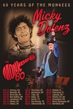 Micky Dolenz 60 Years Of The Monkees Tour Poster
