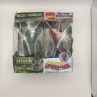 Marvel Wacky Wobbler Bobblehead Lot – Hulk & Spider-Man – Box Worn, New Inside