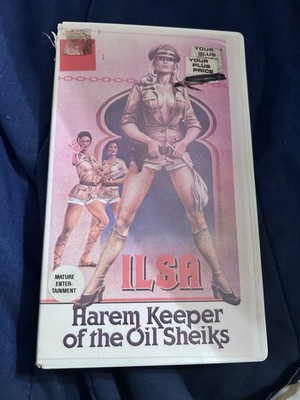 ILSA HAREM KEEPER OF THE OIL SHIEKS a.k.a. ILSA 2 VHS CLAMSHELL C2