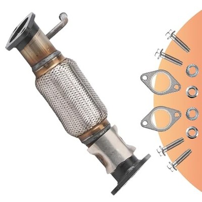 Exhaust Front Flex Pipe Assembly, Direct Fit for 2010-2013 Kia Forte/Kia Forte 