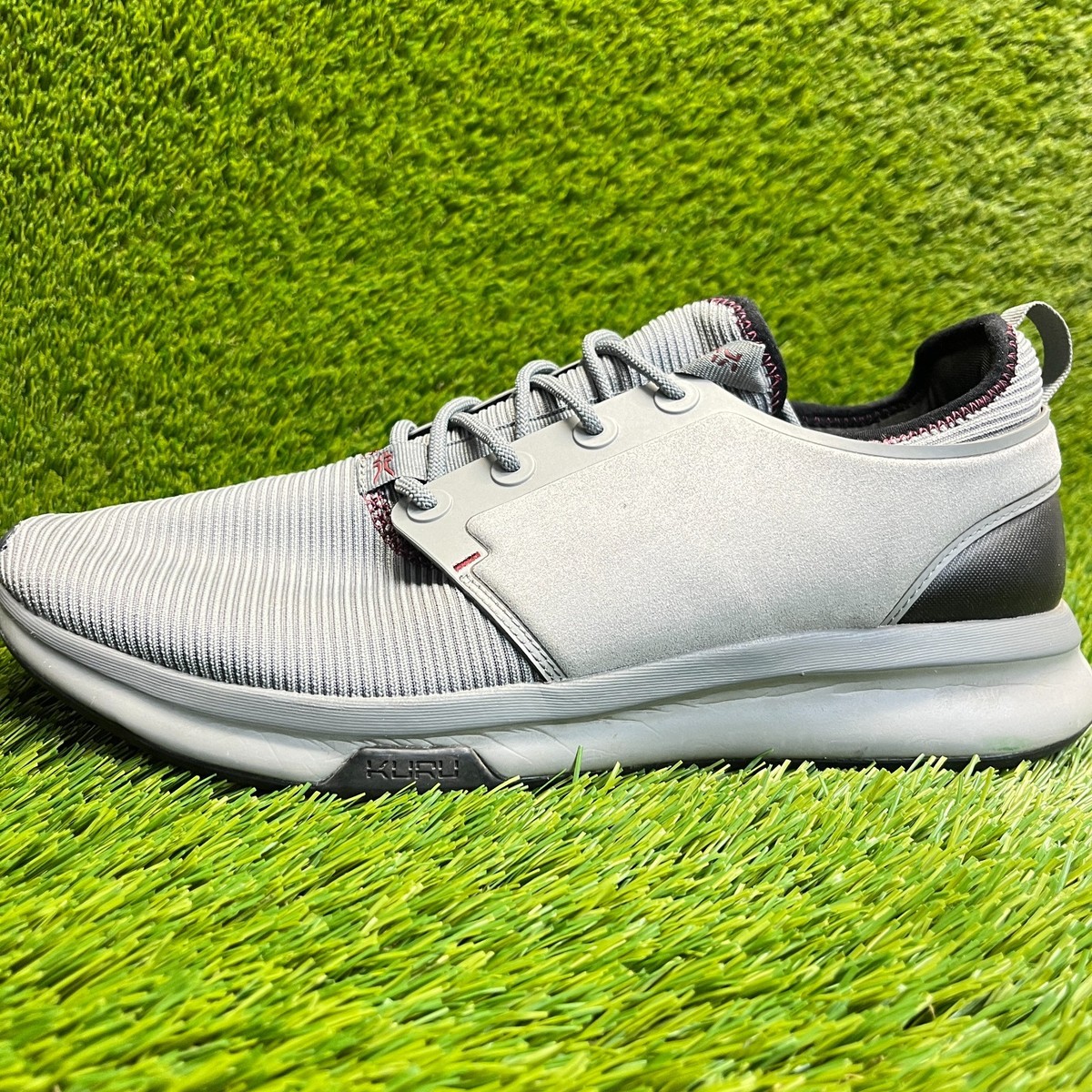 Kuru Atom Mens Size 12E Gray Black Athletic Running Walking 