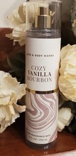 Bath  Body Works Cozy Vanilla Bourbon Fine Fragrance Mist Spray 8 oz AUTHENTIC