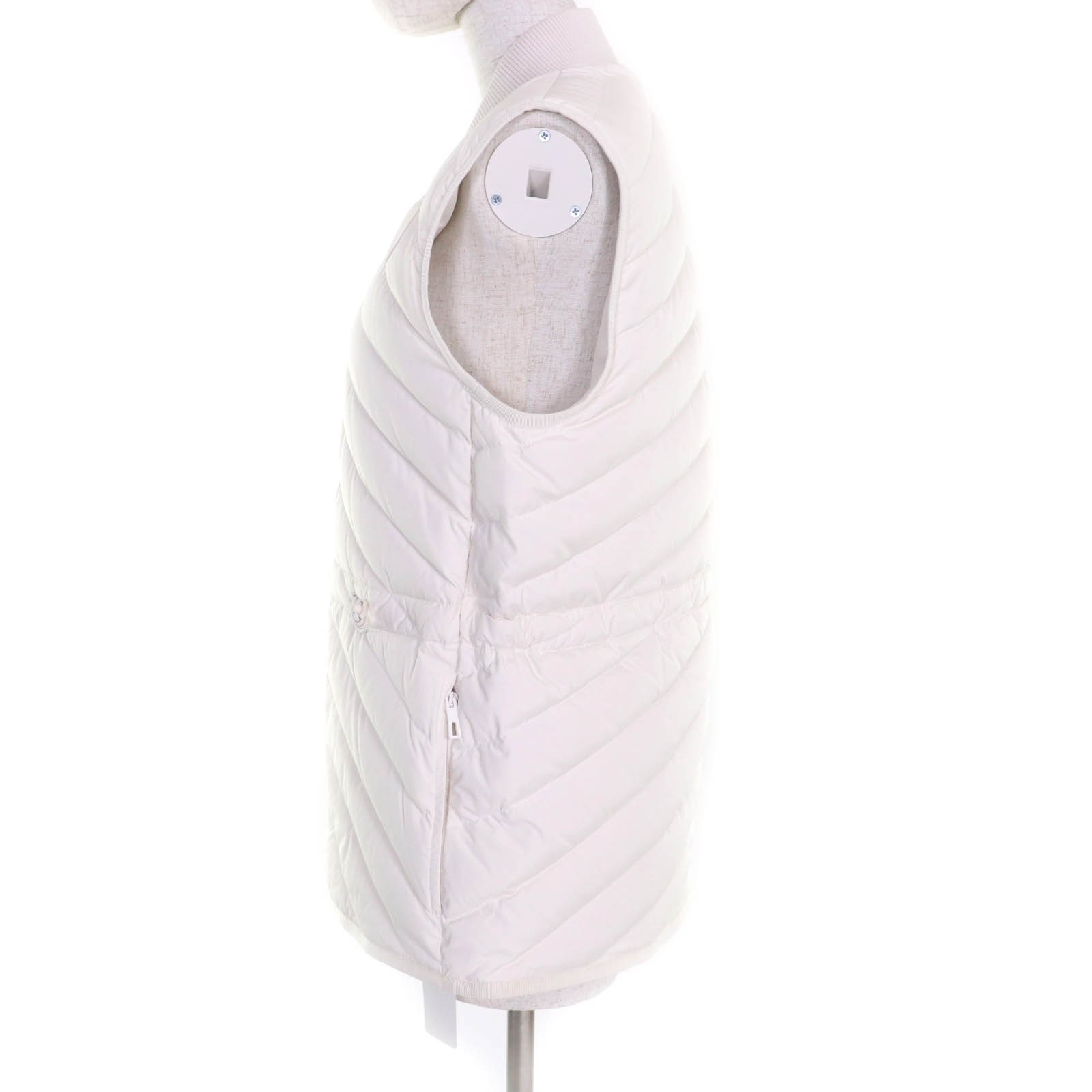 Pristine HERMES Down vest Blanc polyester Women 3… - image 2