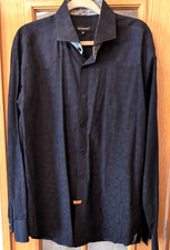 Bogosse Men's Long Sleeve cuff turn Button-Down Size 6 xxl Made In Turkey