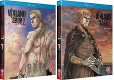 VINLAND SAGA Season 2 Part 1 & 2 Blu-Ray Bundle NEW (Region A/B Compatible)