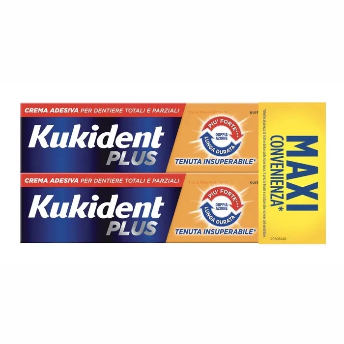 KUKIDENT BIPACCO PLUS MORSO INSUPERABILE NEUTRO FORMATO MAXI 57 G