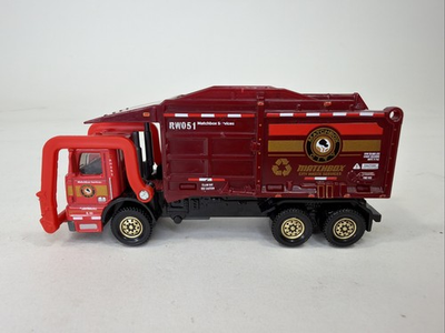 #ad 2020 Matchbox Working Rigs Garbage Kimg XL Red Truck Missing Bucket $7.19