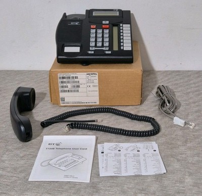 Nortel BT T7208 Büro Business Festnetztelefon schnurgebunden Telefon anthrazit