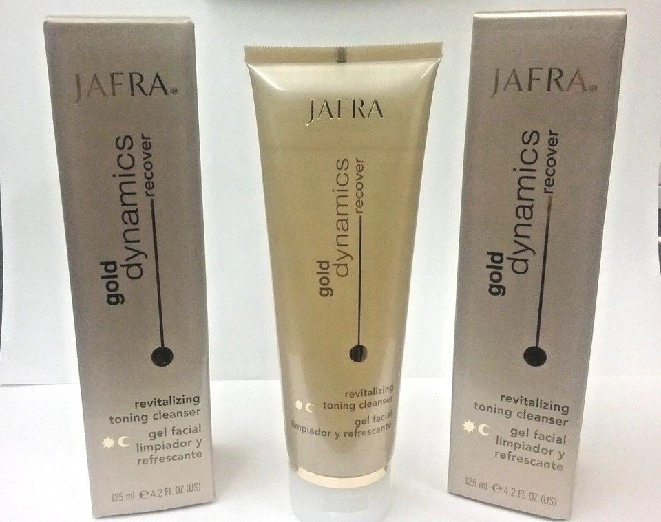 Limpiador tonificante revitalizante Jafra Gold Dynamics 4,2 oz Foto 3 de 3