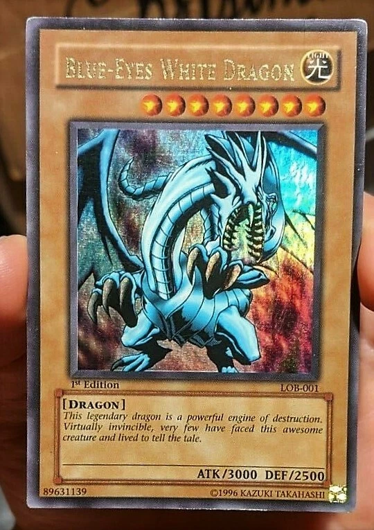 YuGiOh Legend of Blue-Eyes White Dragon LOB 1st Edition GEM Mint