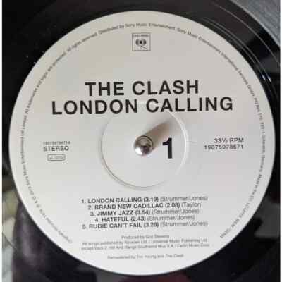 12 Zoll Vinyl, THE CLASH, London Calling, SCBSCL1/2A (1979) (EINZELDISC)