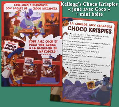 Kellogg s Choco Krispies,  Play with Coco  Advertising + Mini Box
