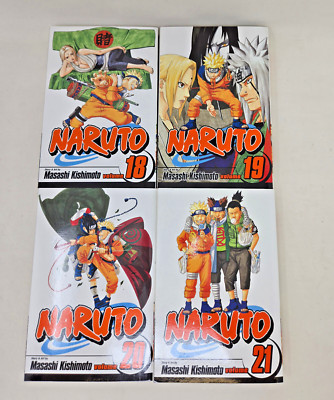Naruto Volumes 18-21 by Masashi Kishimoto NEW! | eBay