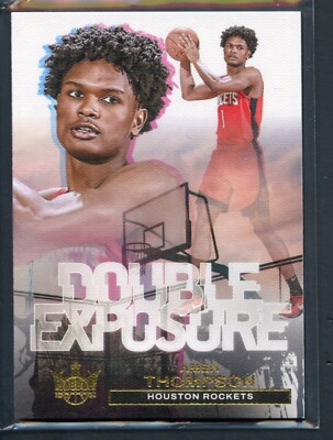 Double Exposure Amen Thompson #18 Rookie 2023-24 Panini Court Kings RC