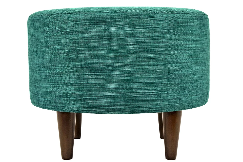 Круглая оттоманская подставка для ног MJL Furniture Designs Sophia для дивана, обивки и - Изображение 2 из 3