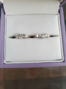 Wedding Band With 1 4 Carat Tw Of Diamonds In 10ct Rose Gold