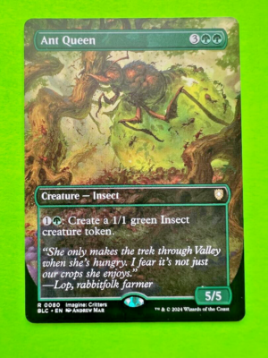 MTG Bloomburrow - Ant Queen - Rare Borderless | eBay