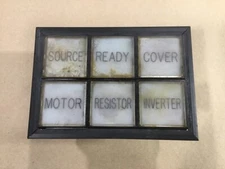 IDEC SLC40N Annunciator Panel Lighted Control Panel V2W 24V #26D36TK